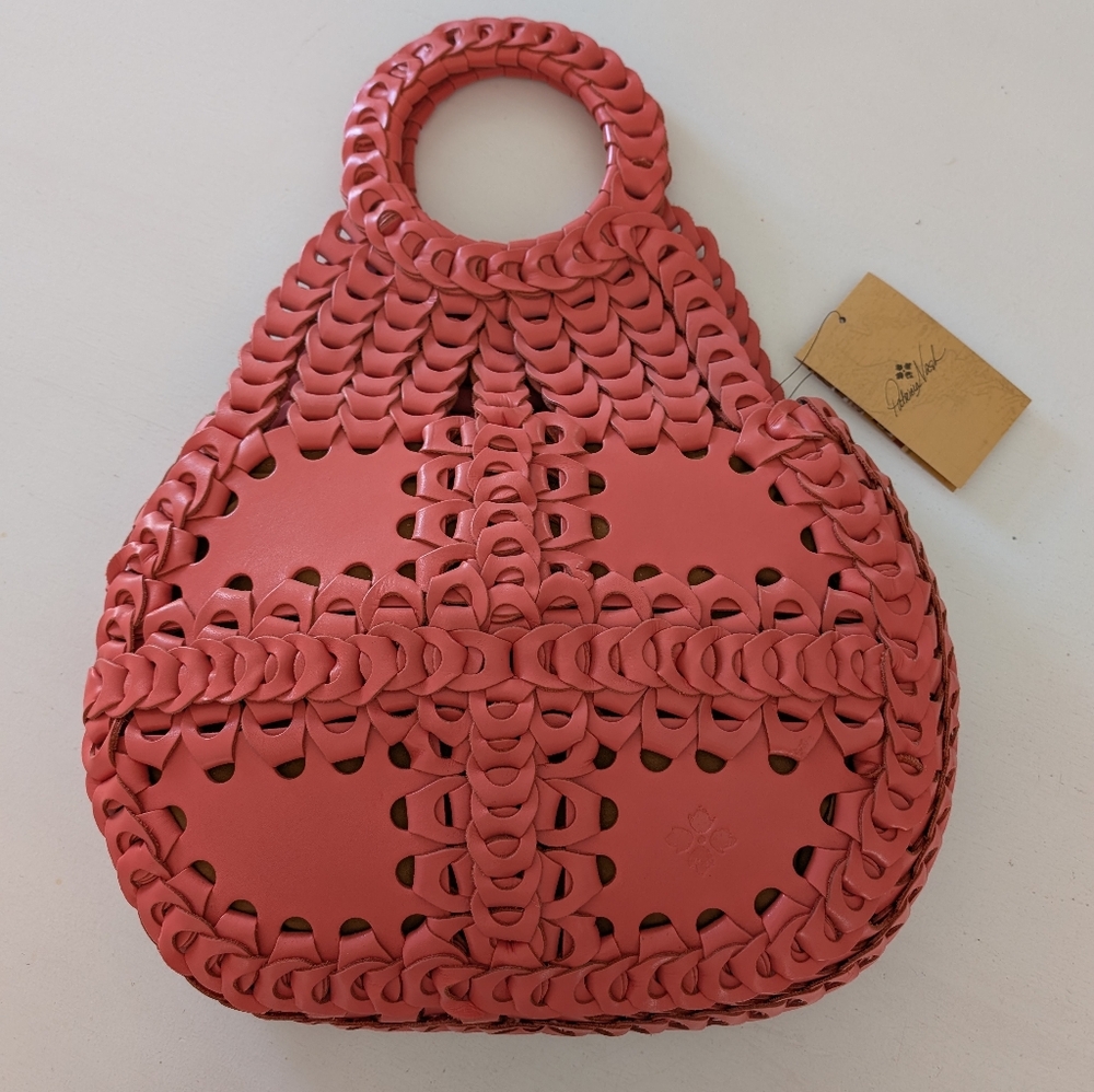 NWT Patricia Nash Pisticci Satchel, Coral